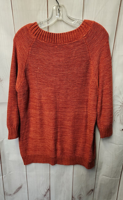 LL Bean Women's Size XL Orange Sweater