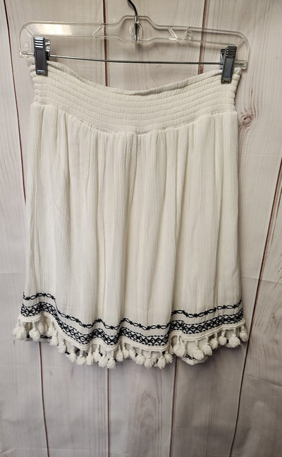 NWT Bobeau Women's Size M White Skirt