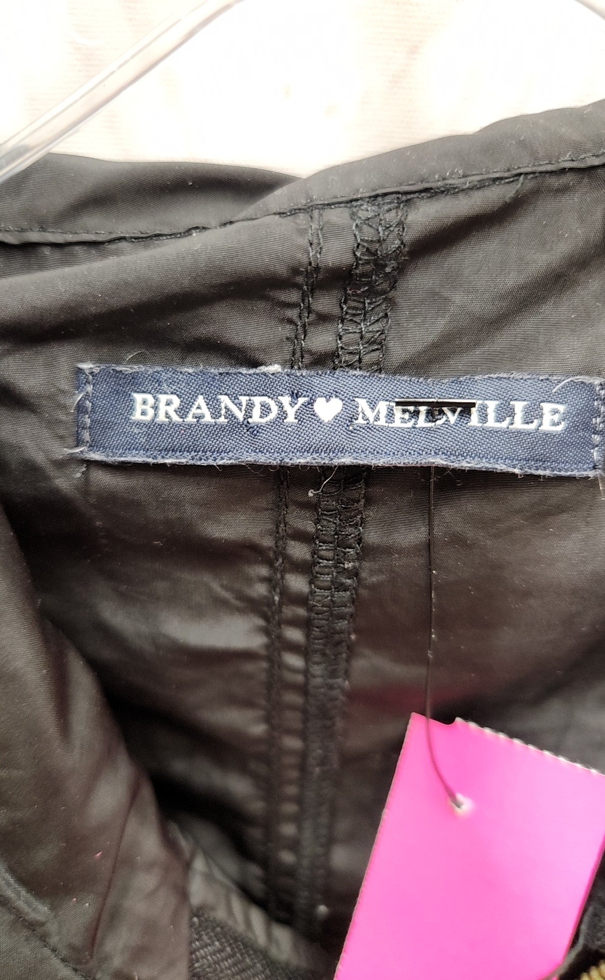 Brandy Melville Women's Size One Size Black Raincoat