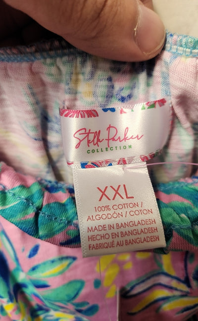 NWT Stella Parker Women's Size XXL Fresh Pink 3/4 Sleeve Top