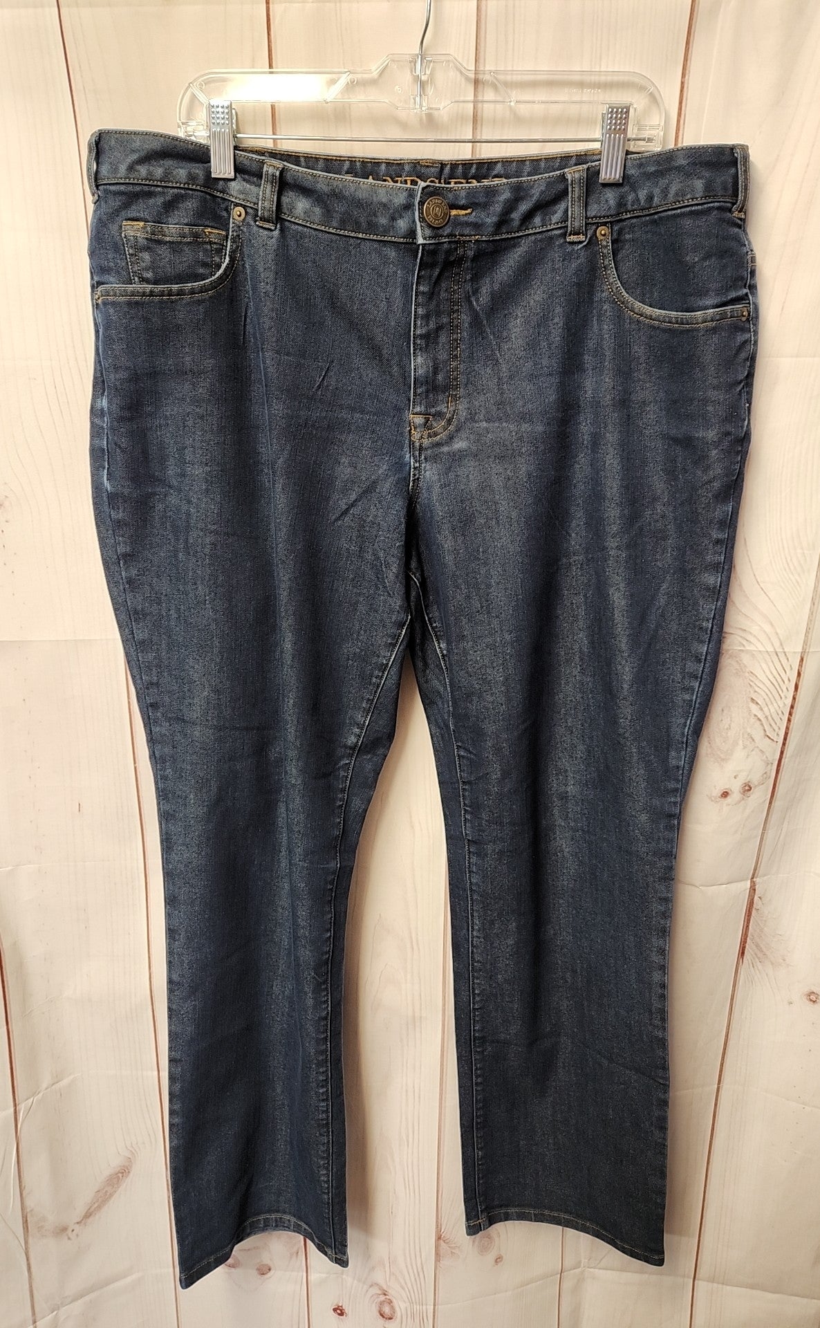 Lands End Women's Size 34 (18/1X) Blue Jeans
