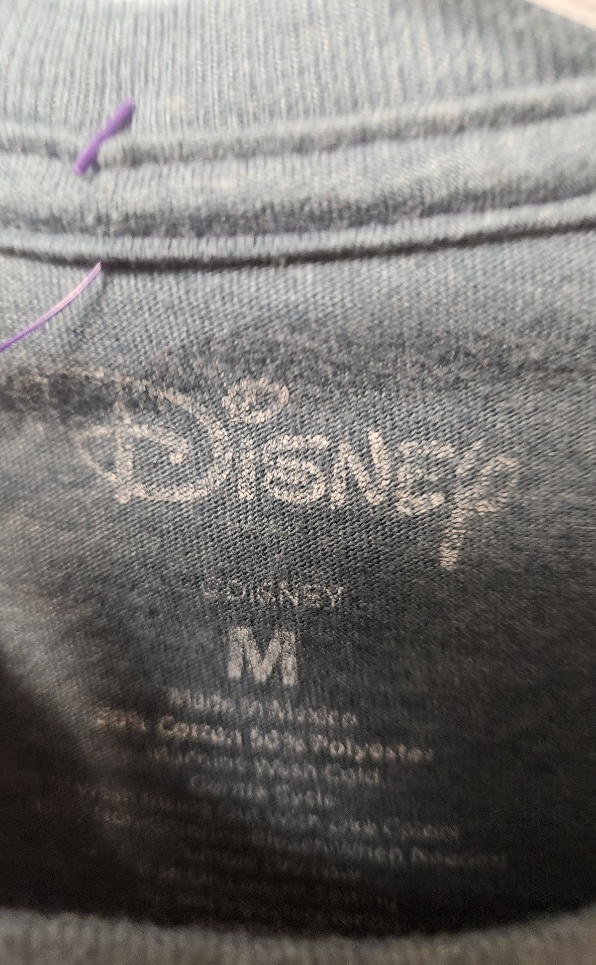 Disney Men's Size M Blue Shirt