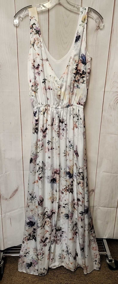 Mumu Women's Size M White Floral Dress