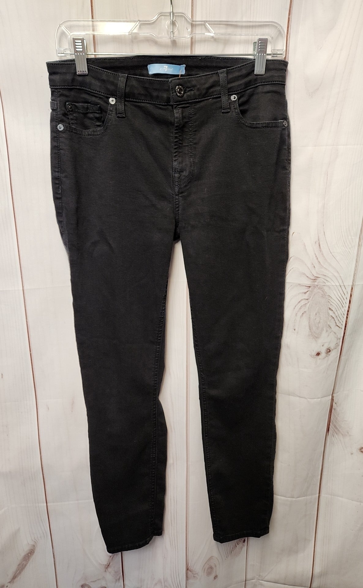 7 For All Mankind Women's Size 28 (5-6) Black Jeans
