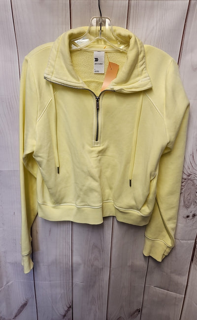All in Motion Women's Size S Yellow Sweatshirt