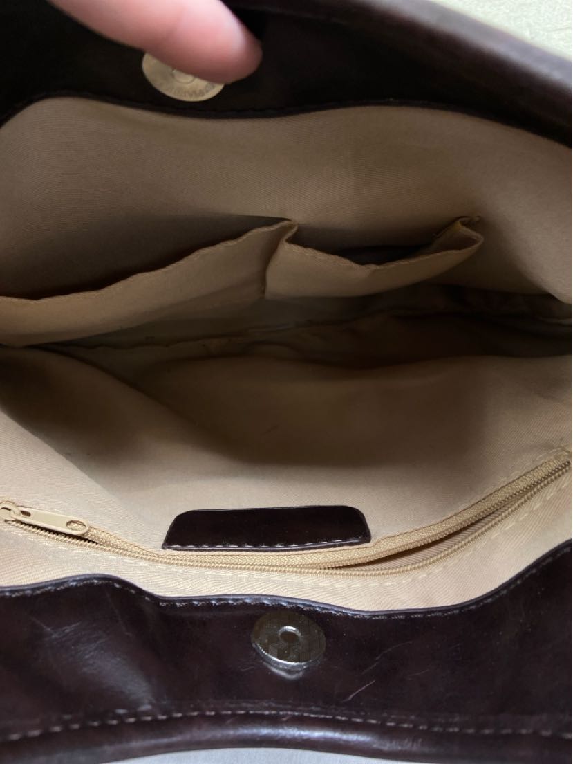 Brown Leather Purse Bag