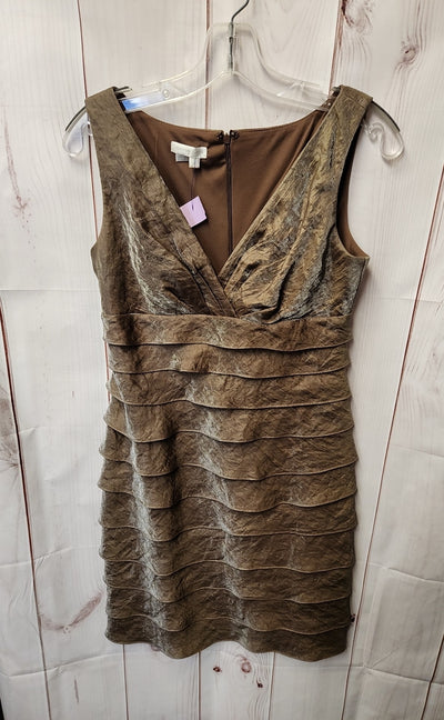 London Times Women's Size 4 Brown Dress
