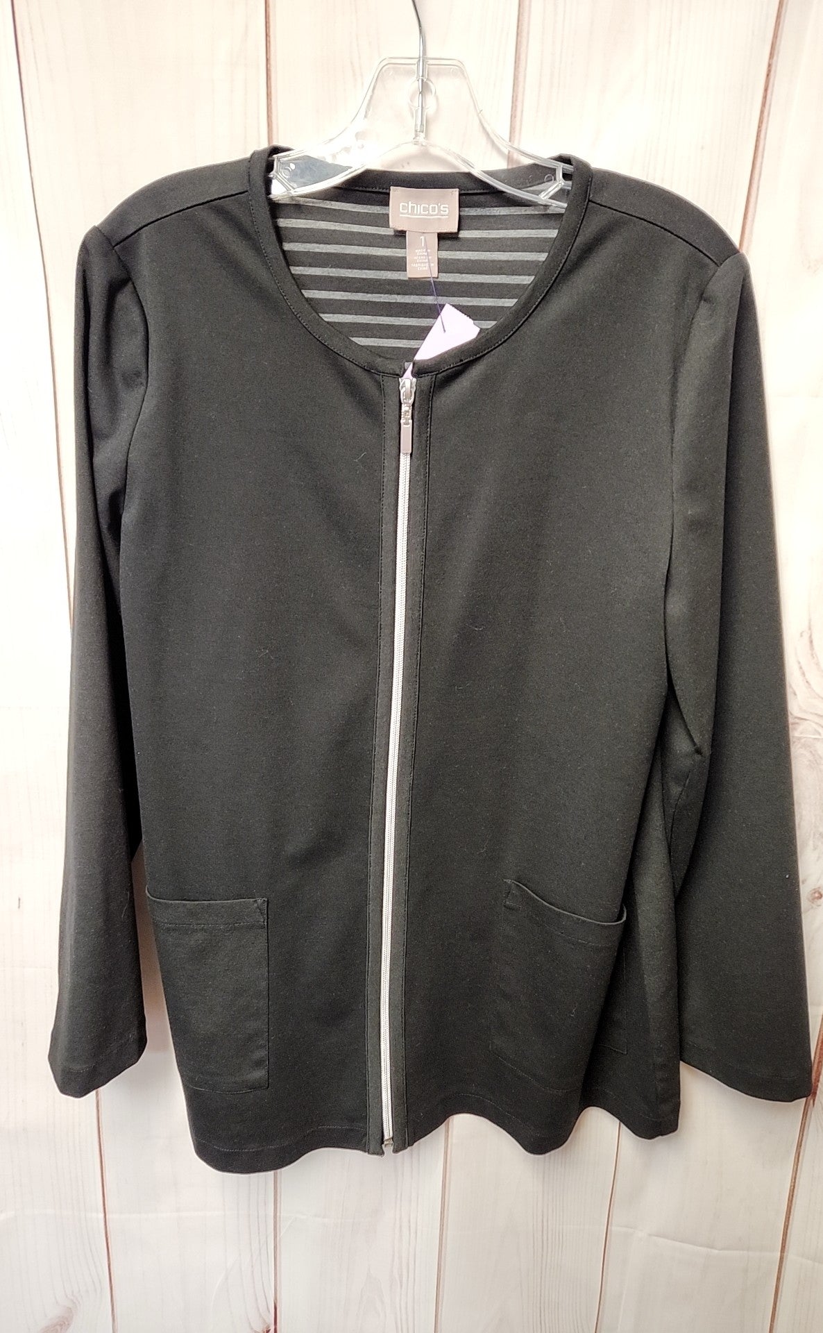Chico's Women's Size 1 = US M Black Jacket