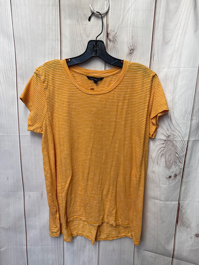 Calvin Klein Women's Size M Orange Short Sleeve Top