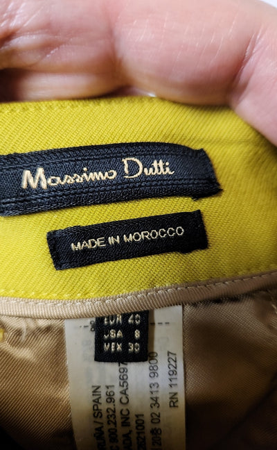NWT Massimo Dutti Women's Size 8 Green Pants