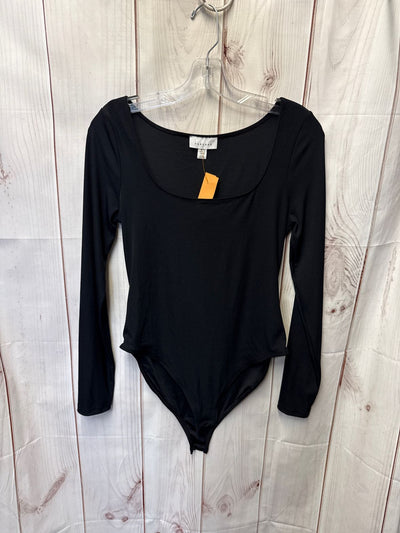 Topshop Women's Size 10 Black Bodysuit
