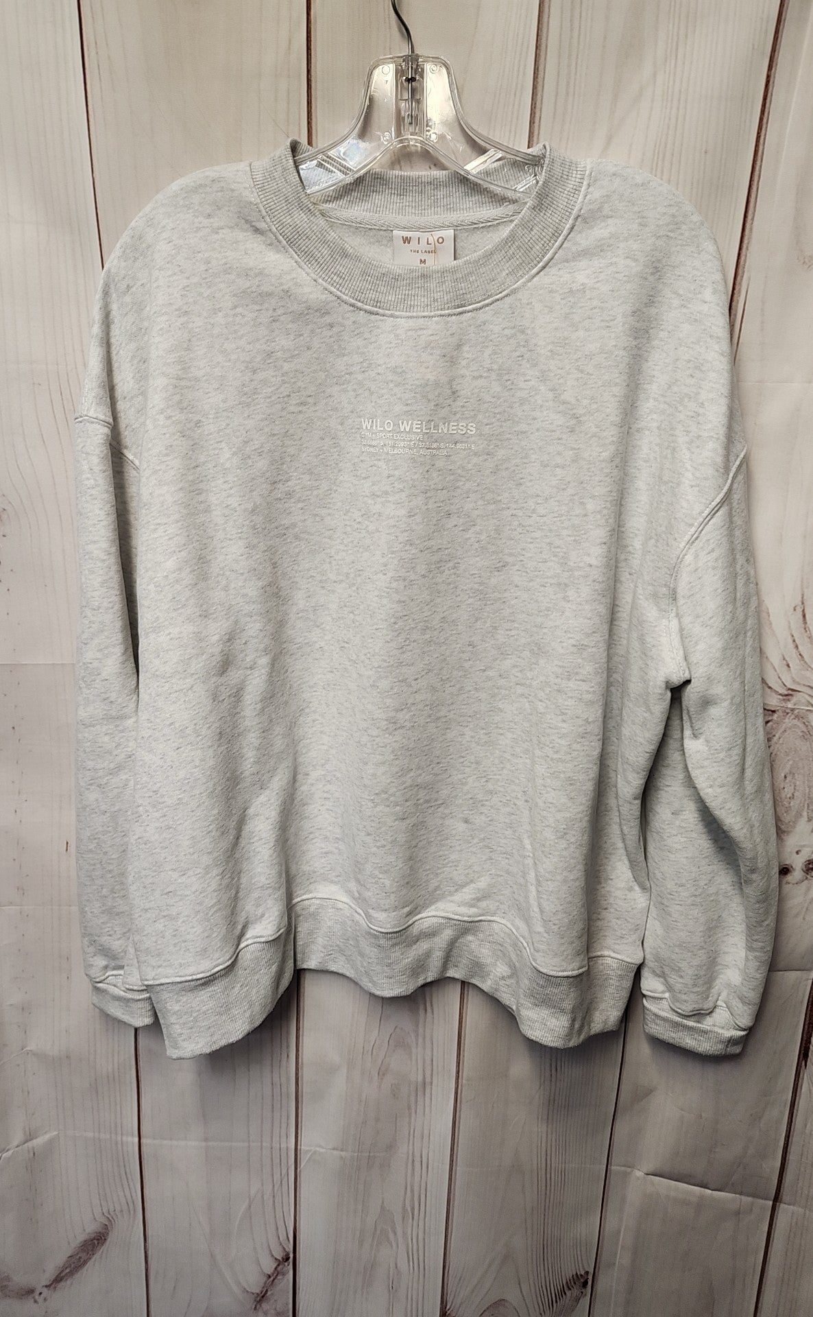 Wilo The Label Women's Size M Gray Sweatshirt