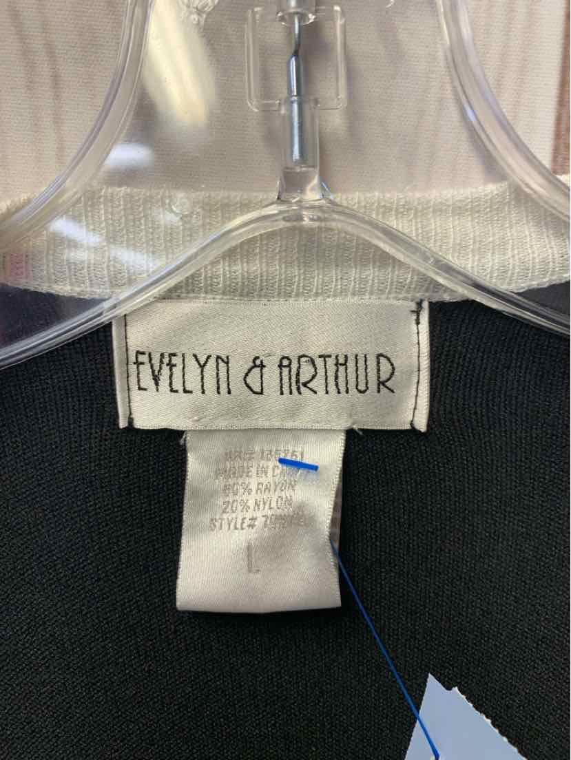 Evelyn & Arthur Women's Size L Black Cardigan