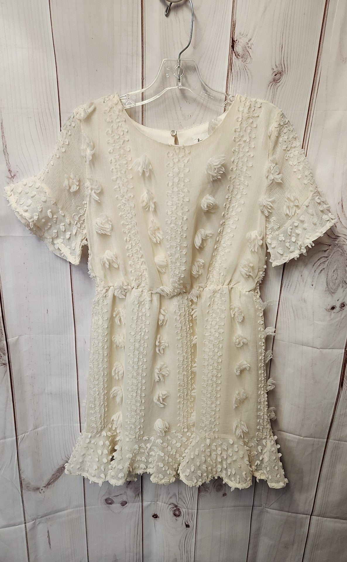 &merci Women's Size S White Floral Dress