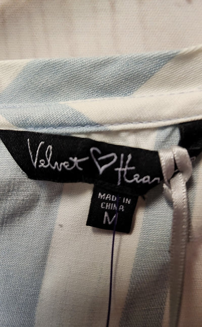 NWT Velvet Heart Women's Size M White & Blue Dress