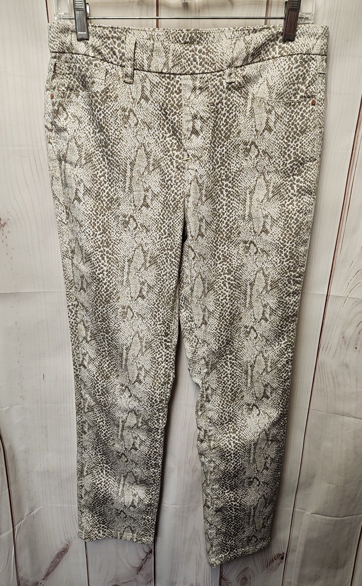 Tribal Women's Size 6 Gray Snakeskin Pants