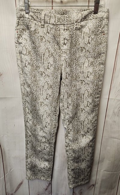 Tribal Women's Size 6 Gray Snakeskin Pants
