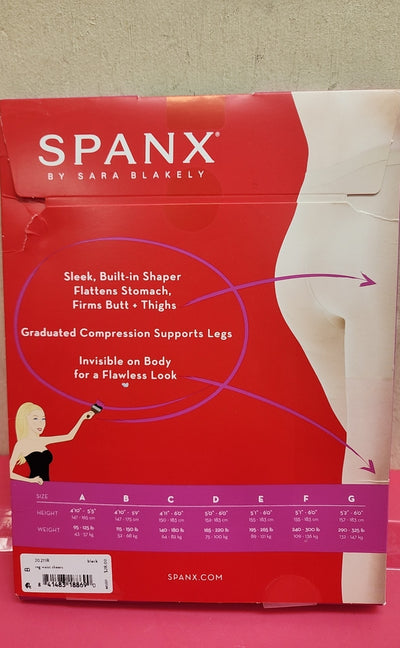 Spanx Black Sheers Size B