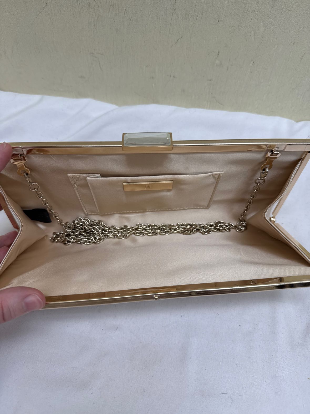 INC Gold Clutch