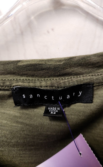 Sanctuary Women's Size M Olive Green Camo Dress