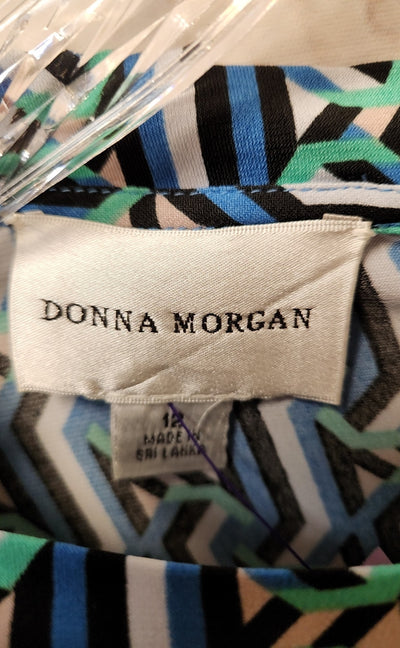 NWT Donna Morgan Women's Size 12 Blue Dress