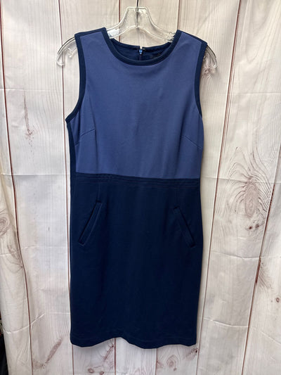 Lands End Women's Size 10 Blue Dress