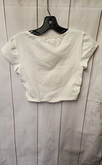 Old Navy Women's Size S White Short Sleeve Top