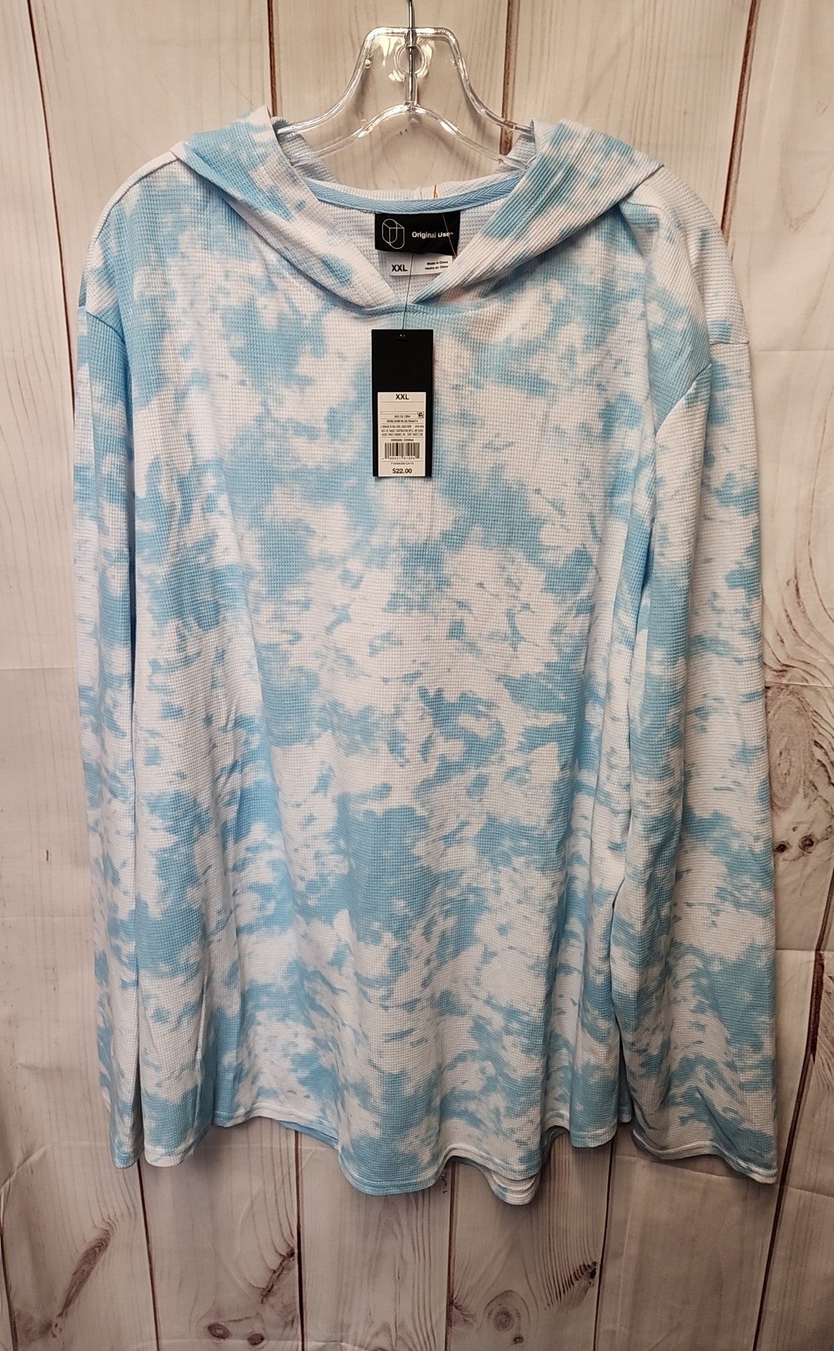 NWT Original Use Women's Size XXL Blue Long Sleeve Top