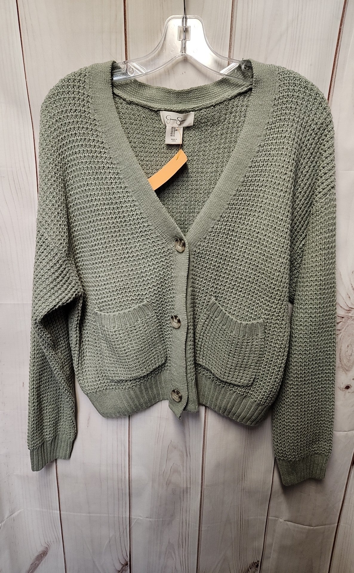Jessica Simpson Women's Size M Green Cardigan