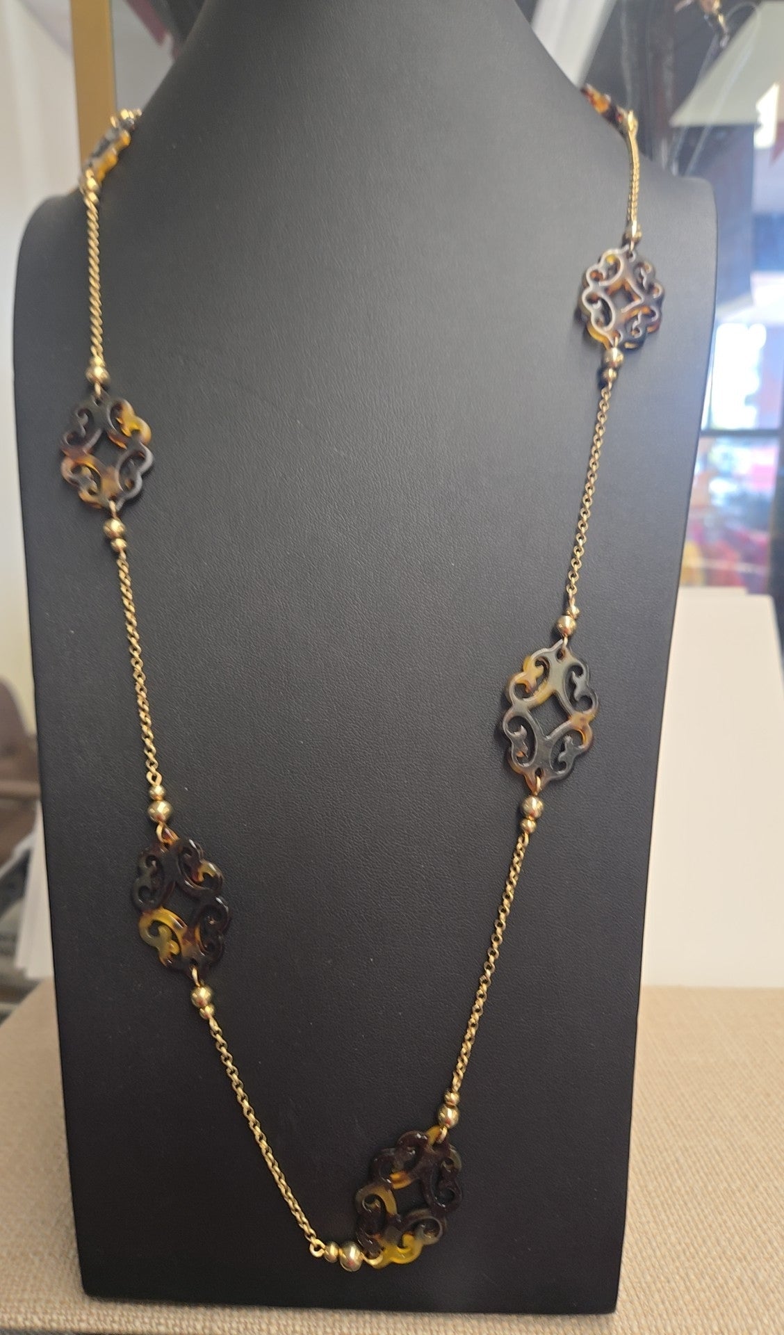 Brown Beaded Necklace