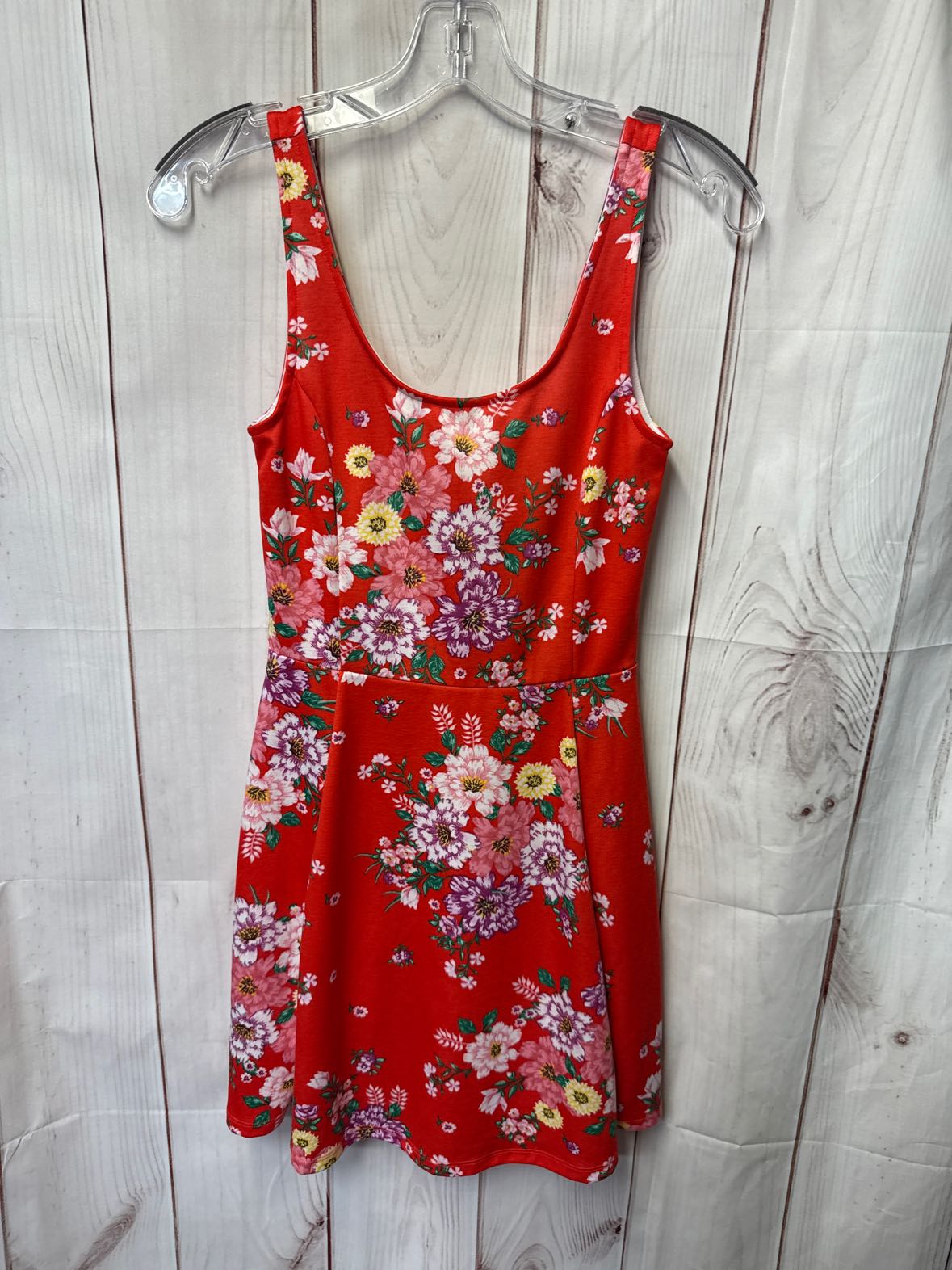 Divided Women's Size 6 Red Floral Dress