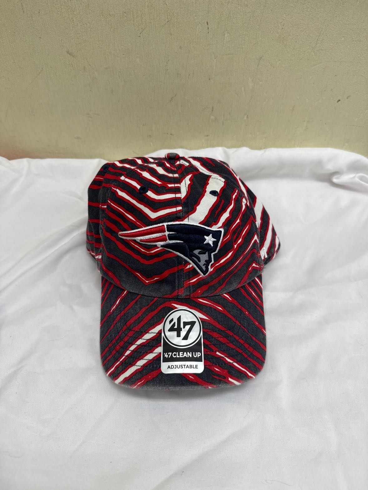 Patriots Men's Size Adjustable Red Hat