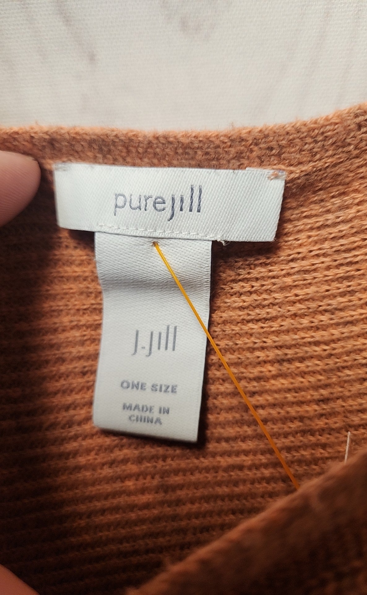 Pure Jill Women's Size One Size Pink & Gray Poncho