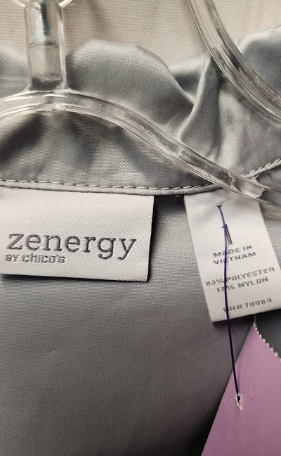 NWT Zenergy - Chico's Women's Size 1 = US M Gray Jacket