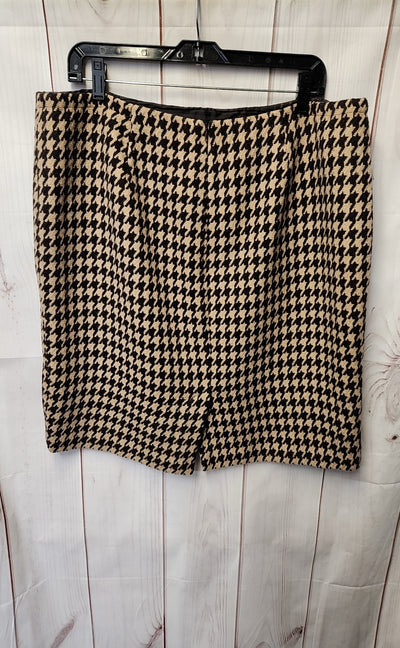 Talbots Women's Size 14 Brown Skirt