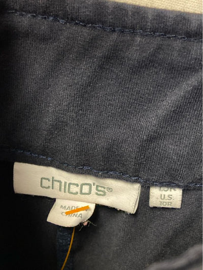 Chico's Women's Size 1.5 = 10 Navy Pants