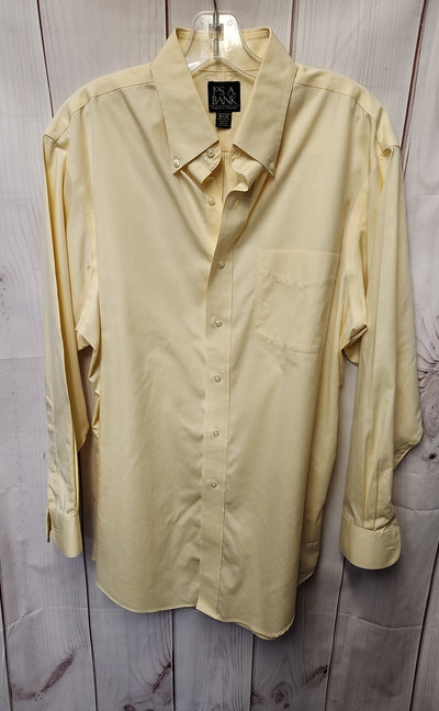 Jos A Bank Men's Size L Yellow Shirt
