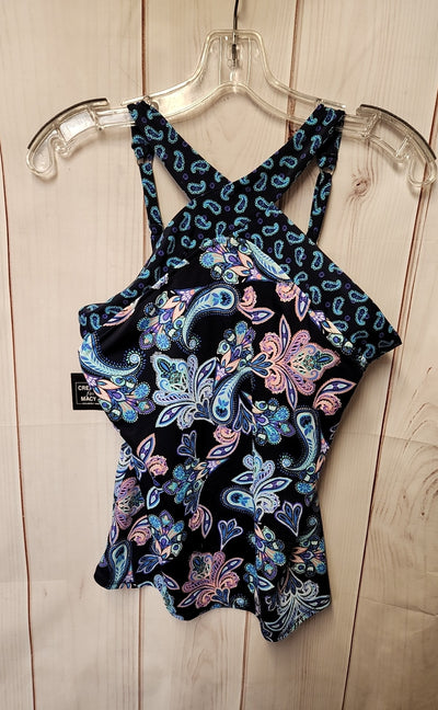 NWT Women's Size 16 Blue Swim Top