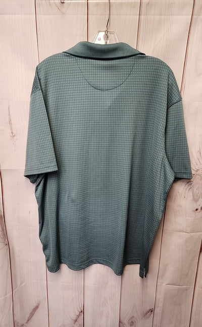 Haggar Men's Size XL Green Shirt
