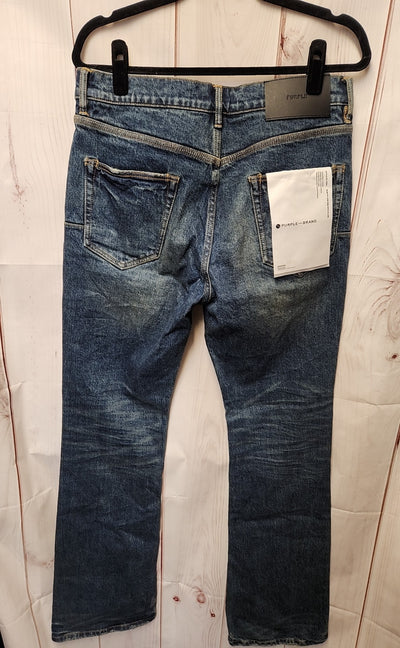 NWT Purple Brand Women's Size 33 (15-16) Dk Indigo Jeans P004 Flare