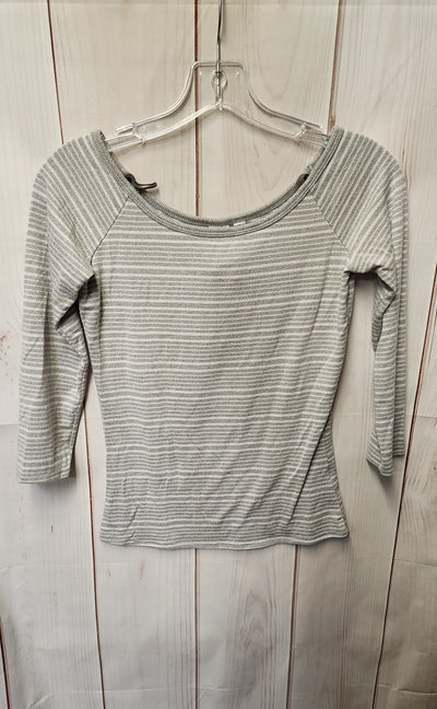 Gap Women's Size S Gray 3/4 Sleeve Top