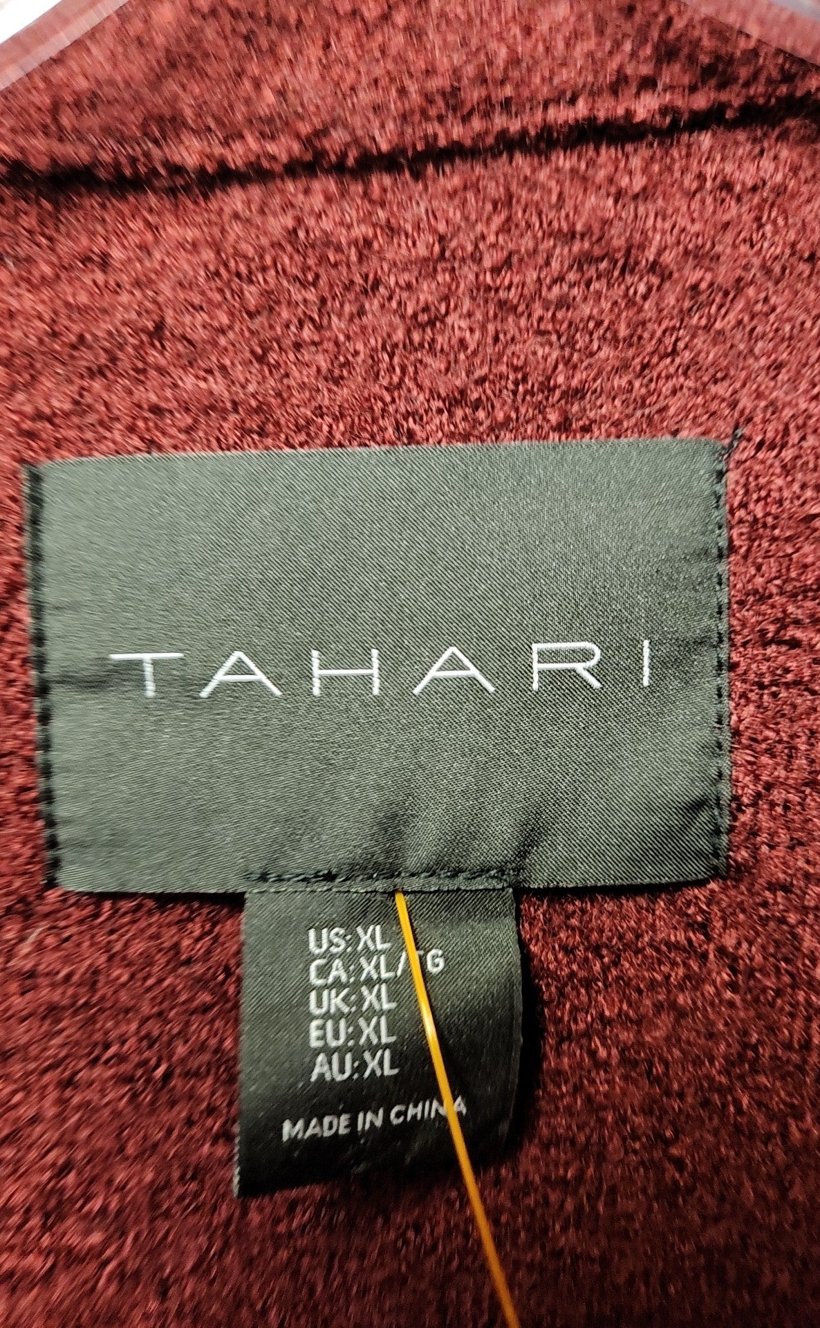 Tahari Women's Size XL Red Vest