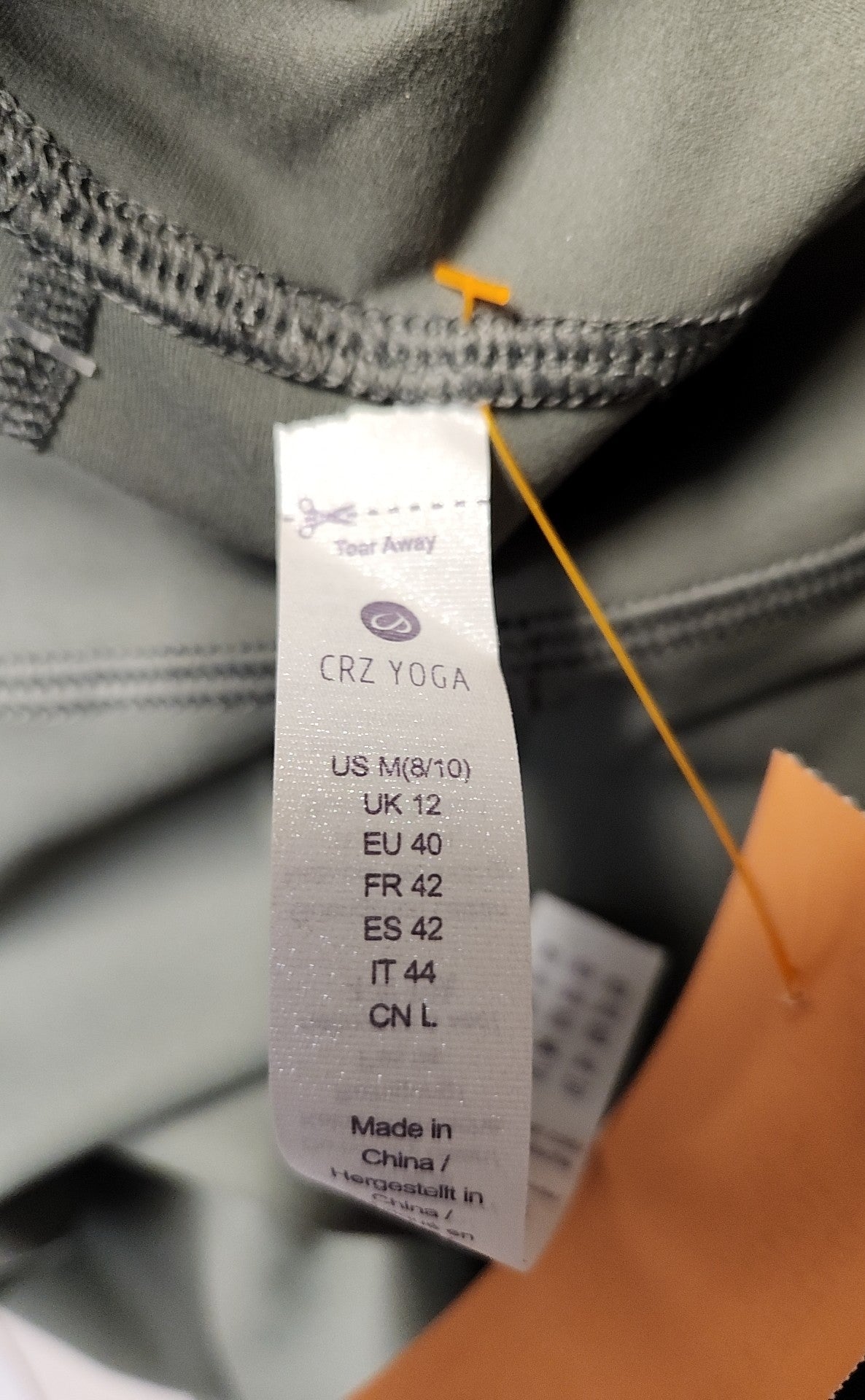 CRZ Yoga Women's Size M Green Leggings