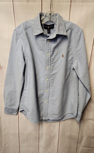Ralph Lauren Boy's Size 14/16 Blue Shirt
