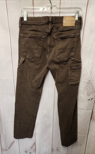abercrombie Boy's Size 13/14 Brown Jeans