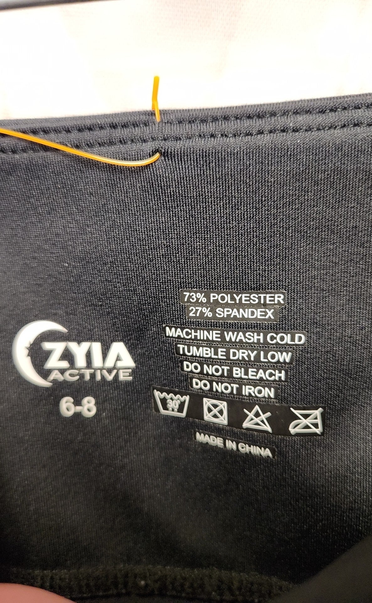 Zyia Women's Size 6/8 Black Leggings