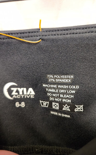 Zyia Women's Size 6/8 Black Leggings