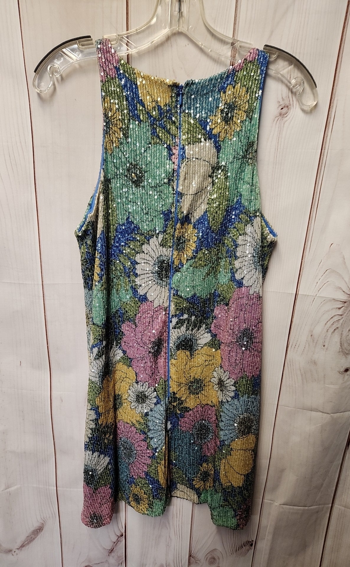 NWT On 34th Women's Size M Blue Floral Dress