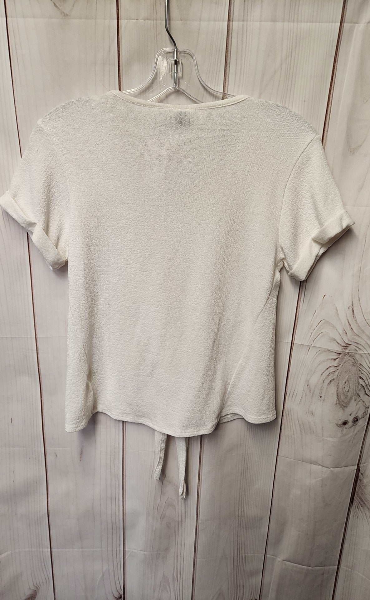Alya Women's Size XS White Short Sleeve Top