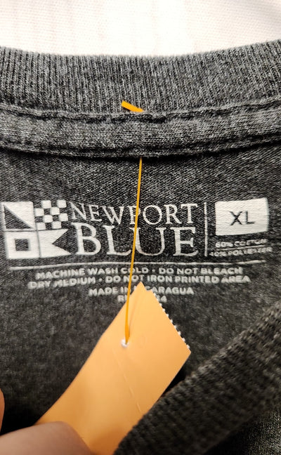 Newport Blue Men's Size XL Gray Shirt